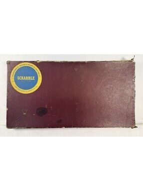 Vintage 1953 Scrabble Game Selchow & Righter -  COMPLETE
